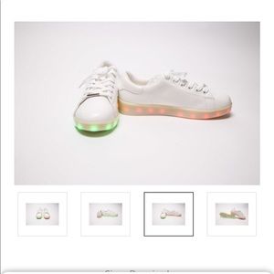 White light up shoes for women. Brand new.